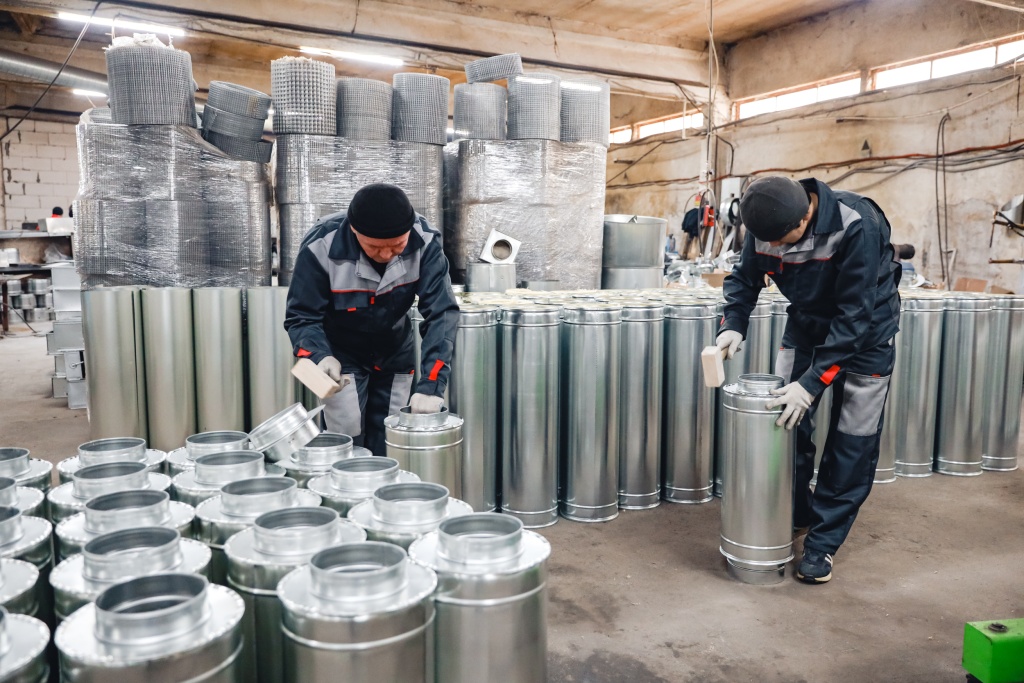 производство систем вентиляции